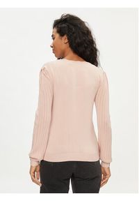 only - ONLY Sweter Meddi 15311544 Różowy Regular Fit. Kolor: różowy. Materiał: wiskoza #3