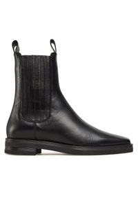 Gino Rossi Botki 222FW131 Czarny. Kolor: czarny. Materiał: skóra