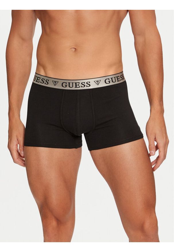 Guess Komplet 2 par bokserek U4BG0B KCD31 Czarny. Kolor: czarny. Materiał: bawełna