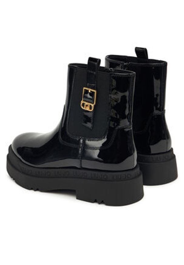 Liu Jo Botki Love 63 SF5067 EX004 Czarny. Kolor: czarny. Materiał: skóra