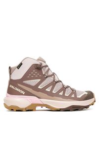 salomon - Salomon Trekkingi X Ultra 360 Edge Mid Gore-Tex L47982000 Brązowy. Kolor: brązowy. Materiał: materiał