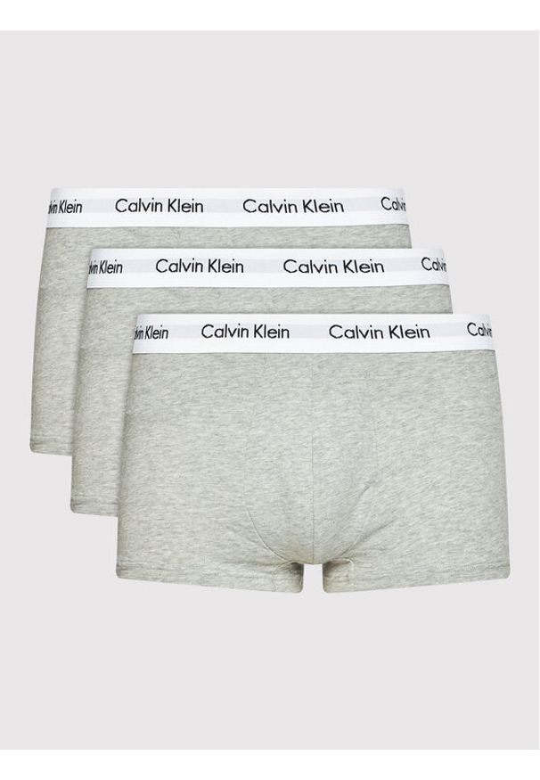 Calvin Klein Underwear Komplet 3 par bokserek 0000U2664G Szary. Kolor: szary. Materiał: bawełna