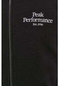 Peak Performance - Bluza. Okazja: na co dzień. Kolor: czarny. Materiał: bawełna. Wzór: aplikacja. Styl: casual #4