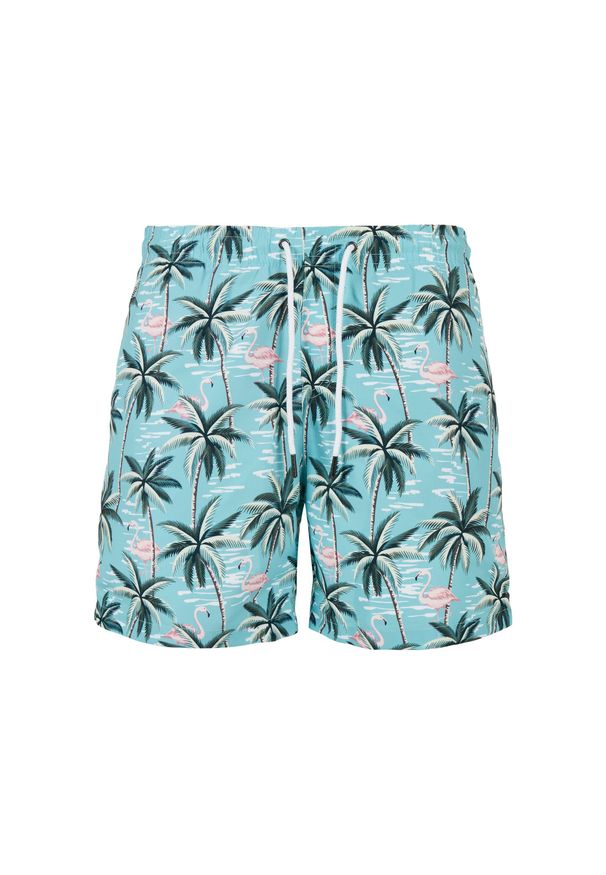 Szorty kąpielowe z wzorem Urban Classics GT. Kolor: niebieski, różowy, wielokolorowy