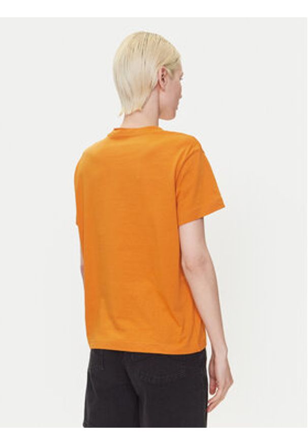 Mustang T-Shirt Floris 1016157 Pomarańczowy Relaxed Fit. Kolor: pomarańczowy. Materiał: bawełna