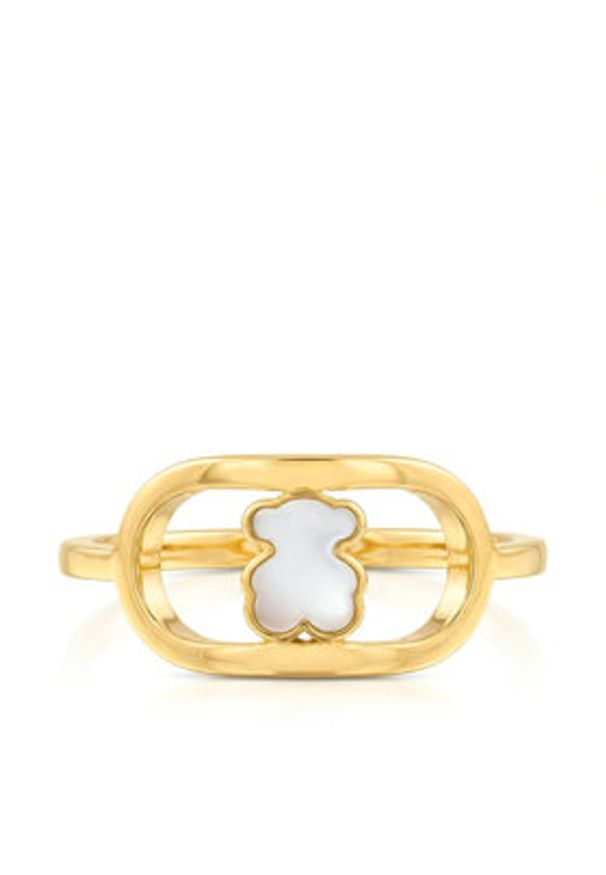 Tous - TOUS Pierścionek Camille 1004561812 Złoty. Materiał: metalowe. Kolor: złoty