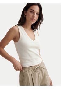 Vero Moda Top Chloe 10342916 Biały Regular Fit. Kolor: biały. Materiał: bawełna #5