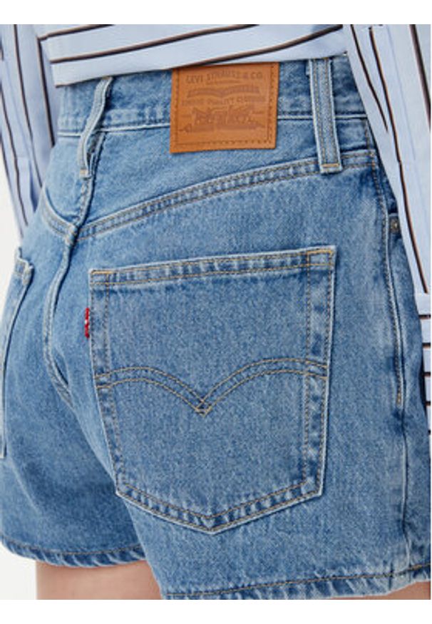 Levi's® Spódnico-szorty A3534-0000 Niebieski Regular Fit. Kolor: niebieski. Materiał: bawełna