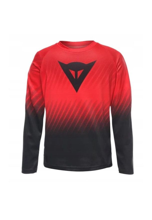 DAINESE - Koszulka rowerowa dziecięca Dainese Scarabeo Jersey LS. Kolor: czerwony. Materiał: jersey. Sport: kolarstwo