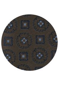 Męski Krawat - Ciemny Brąz, Grochy - Alties. Kolor: beżowy, wielokolorowy, brązowy. Materiał: tkanina. Wzór: grochy. Styl: elegancki, wizytowy #2