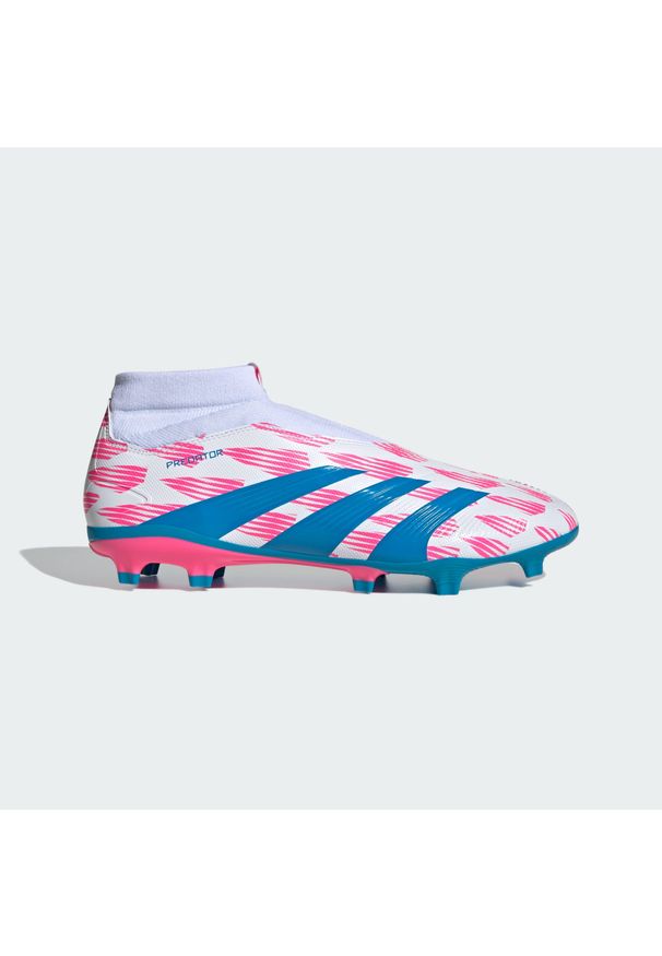 Adidas - Buty Predator League Laceless FG. Kolor: niebieski, wielokolorowy, różowy, biały