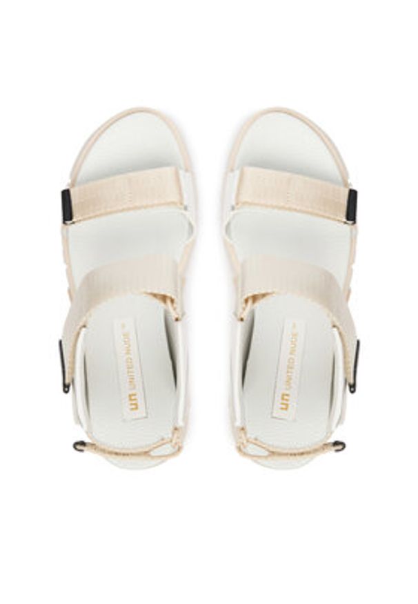 United Nude Sandały Delta Run 1041082816 Beżowy. Kolor: beżowy. Materiał: materiał