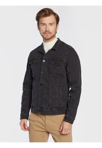 Blend Kurtka jeansowa Naril 20710737 Czarny Regular Fit. Kolor: czarny. Materiał: bawełna, jeans