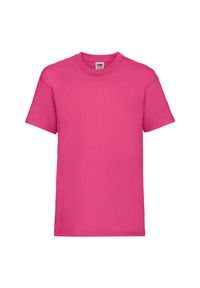 FRUIT OF THE LOOM - Koszulka Dziecięca Valueweight. Kolor: różowy