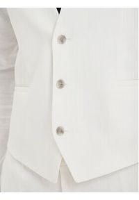 Hugo - HUGO Garnitur Henry 50559672 Kremowy Slim Fit. Kolor: kremowy. Materiał: bawełna #10