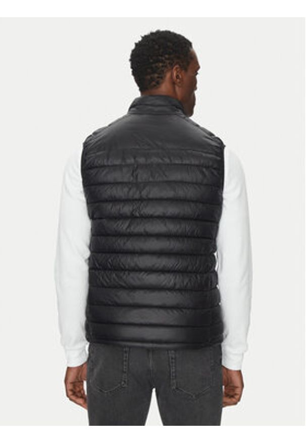 Karl Lagerfeld - KARL LAGERFELD Kamizelka 505711 500590 Czarny Regular Fit. Typ kołnierza: dekolt w karo. Kolor: czarny. Materiał: syntetyk