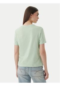 TOMMY HILFIGER - Tommy Hilfiger T-Shirt WW0WW40276 Zielony Regular Fit. Kolor: zielony. Materiał: bawełna #3