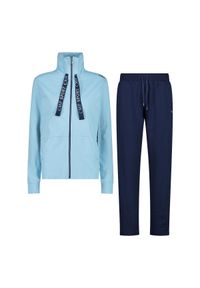 Komplet dresowy dla kobiet CMP. Kolor: niebieski. Materiał: dresówka #1