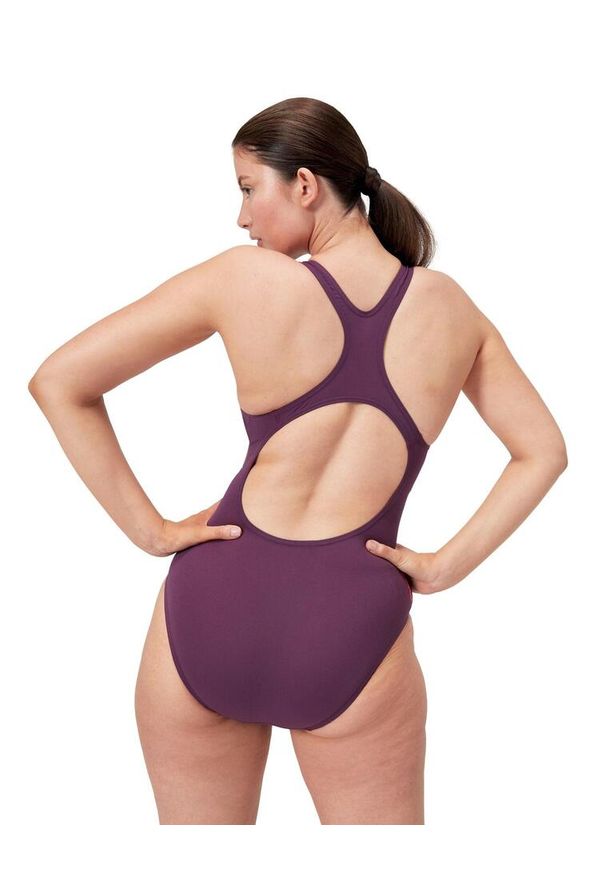 Strój kąpielowy jednoczęściowy damski na basen Speedo Digital. Kolor: pomarańczowy, wielokolorowy, fioletowy