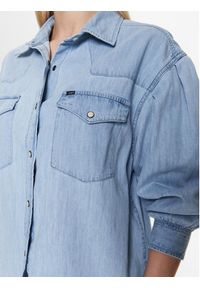 Lee Koszula Western L51JCLB01 112333211 Niebieski Regular Fit. Kolor: niebieski. Materiał: bawełna #5