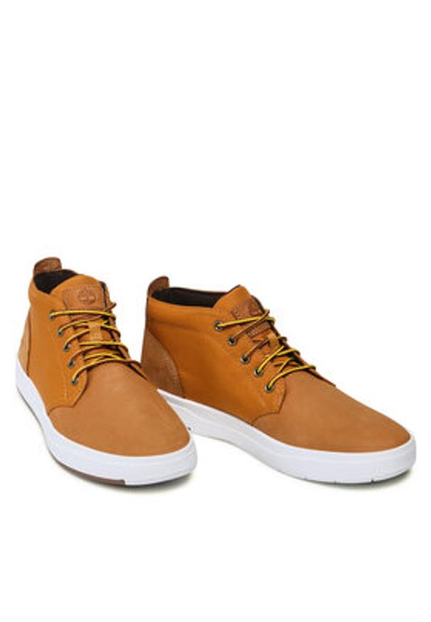 Timberland Sneakersy Davis Square TB0A1OI32311 Brązowy. Kolor: brązowy. Materiał: skóra, nubuk