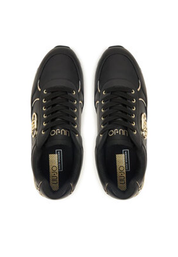 Liu Jo Sneakersy Plus 01 BF5011 P0102 Czarny. Kolor: czarny. Materiał: skóra