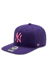 47 Brand Czapka z daszkiem Mlb New York Yankees No Shot NSHOT17WBP Fioletowy. Kolor: fioletowy. Materiał: bawełna