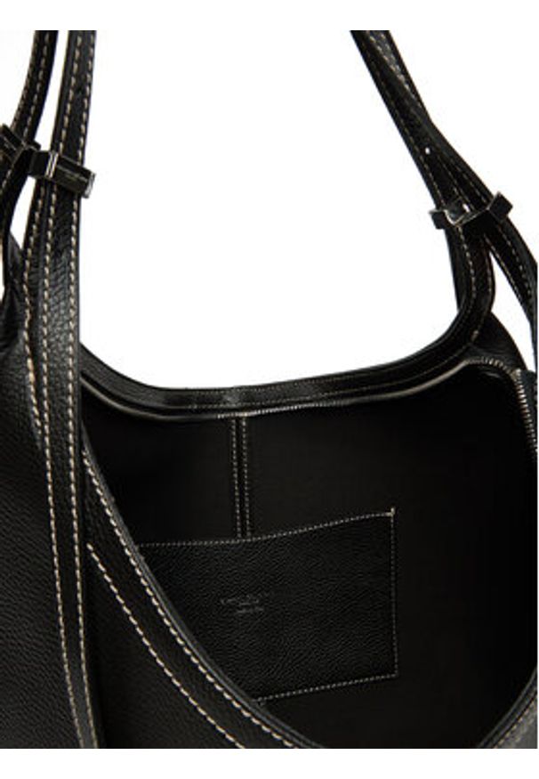 Gianni Chiarini Torebka Norma BS 11321 GRN Czarny. Kolor: czarny. Materiał: skórzane