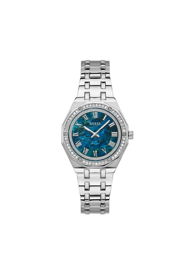 Guess Zegarek GW0770L1 Srebrny. Kolor: srebrny