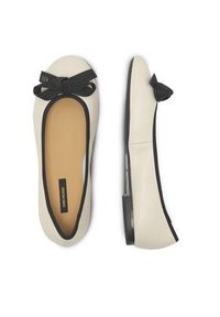 Gino Rossi - GINO ROSSI Baleriny COZY-HS001-1-2 Beżowy. Kolor: beżowy. Materiał: skóra #8