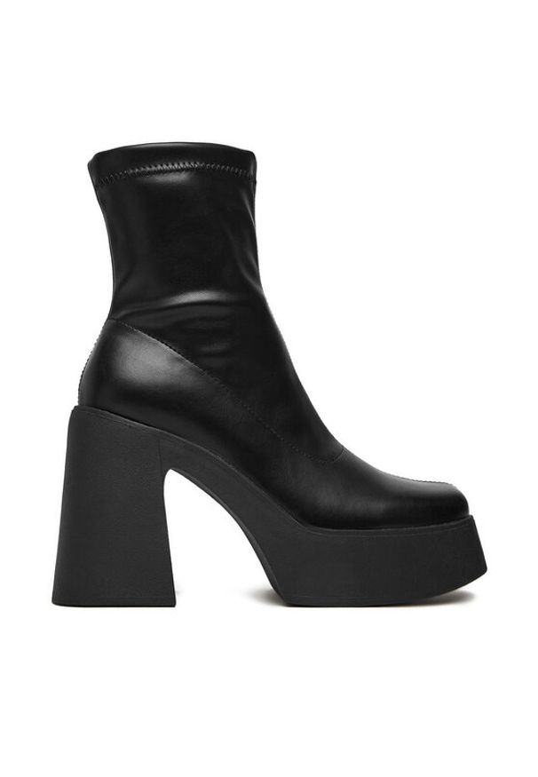 DeeZee Botki 2202352-2 Czarny. Kolor: czarny. Materiał: materiał, syntetyk