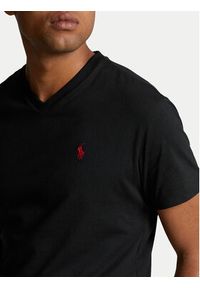 Polo Ralph Lauren T-Shirt 710708261 Czarny Classic Fit. Typ kołnierza: polo. Kolor: czarny. Materiał: bawełna #5