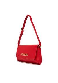 Love Moschino - LOVE MOSCHINO Torebka JC4058PP1NLO0500 Czerwony. Kolor: czerwony. Materiał: skórzane #4
