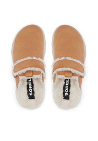 sorel - Sorel Kapcie VIIbe™ Clog Suede Cozy 2048521253 Brązowy. Kolor: brązowy. Materiał: skóra, zamsz #6
