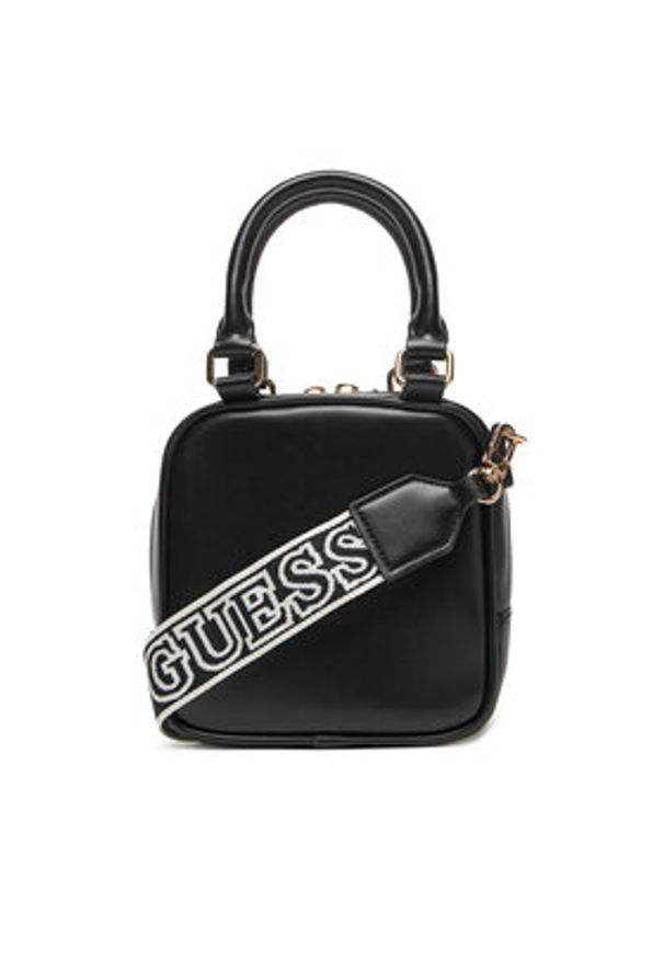 Guess Torebka V5BZ12WF810 Czarny. Kolor: czarny. Materiał: skórzane