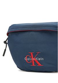 Calvin Klein Saszetka nerka Bold Waistbag LV04D3116G Granatowy. Kolor: niebieski. Materiał: materiał