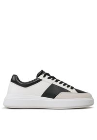 Calvin Klein Sneakersy Low Top Lace Up HM0HM01047 Czarny. Kolor: czarny. Materiał: skóra