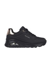 skechers - Buty na co dzień unisex SKECHERS UNO GEN 1 SHIMMER eko skóra. Okazja: na co dzień. Kolor: czarny, biały, wielokolorowy. Materiał: skóra