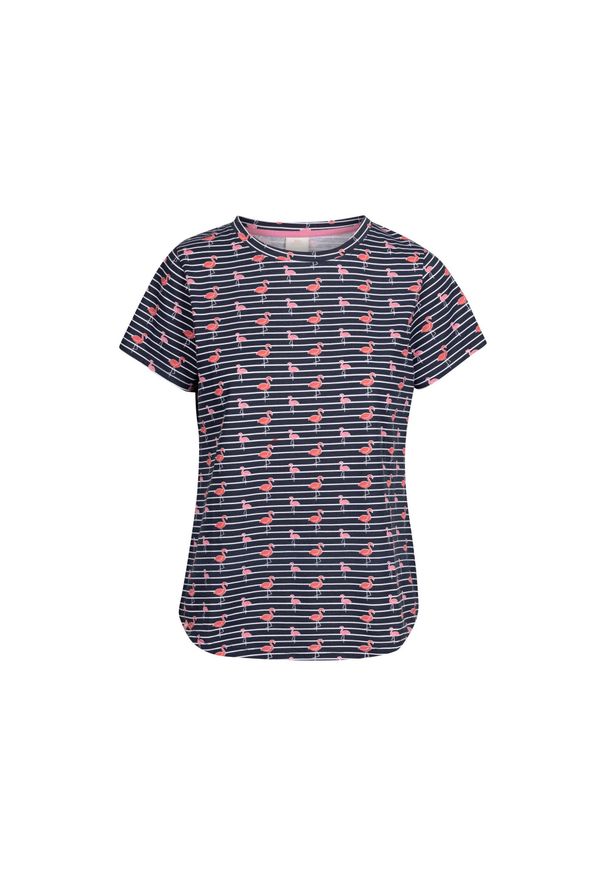 TRESPASS - Top Damski/ Damski Cara Flamingo Casual Top. Kolor: niebieski