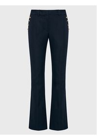 Simple Spodnie materiałowe SPD505-01 Granatowy Regular Fit. Kolor: niebieski. Materiał: materiał, syntetyk #5