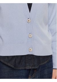 ViCOLO Kardigan 77036S Błękitny Regular Fit. Kolor: niebieski. Materiał: wiskoza #3