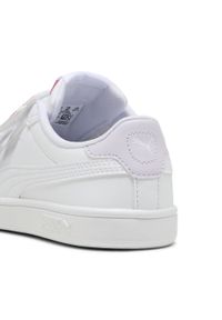 Puma - Dziecięce sneakersy PUMA Smash 3.0 Badges PUMA White Passionfruit Pink. Kolor: różowy, biały, wielokolorowy. Sport: bieganie