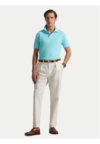 Polo Ralph Lauren Polo 710536856449 Turkusowy Slim Fit. Typ kołnierza: polo. Kolor: turkusowy. Materiał: bawełna #5