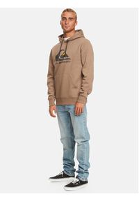 Quiksilver Bluza Biglogo Otlr EQYFT04450 Brązowy Regular Fit. Kolor: brązowy. Materiał: bawełna