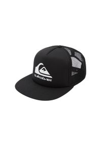 Quiksilver - Czapka Trucker dla Mężczyzn FOAMSLAYER Czarny. Kolor: brązowy, zielony, wielokolorowy. Materiał: tkanina, poliester. Wzór: nadruk