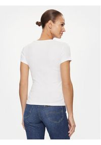 Tommy Jeans T-Shirt Essential DW0DW17385 Biały Slim Fit. Kolor: biały. Materiał: bawełna #3