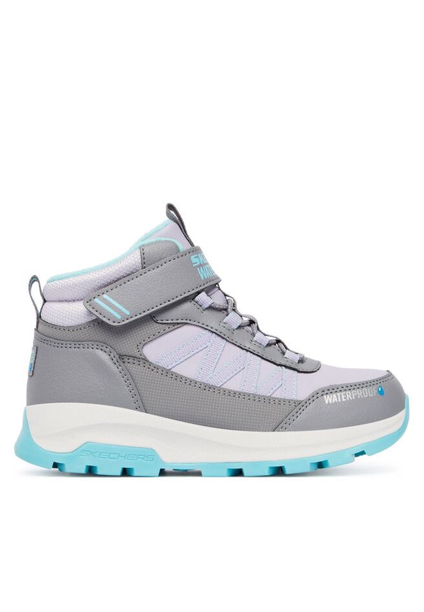 skechers - Śniegowce Skechers. Kolor: szary