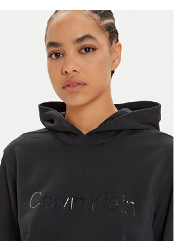 Calvin Klein Performance Bluza 00GMF4W302 Czarny Regular Fit. Kolor: czarny. Materiał: syntetyk