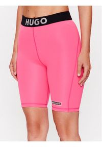 Hugo Szorty sportowe 50488434 Różowy Skinny Fit. Kolor: różowy. Materiał: syntetyk #1