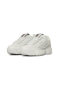 Buty do chodzenia damskie Fila Disruptor II. Zapięcie: sznurówki. Kolor: biały. Materiał: materiał, syntetyk, tkanina. Szerokość cholewki: normalna. Sport: turystyka piesza